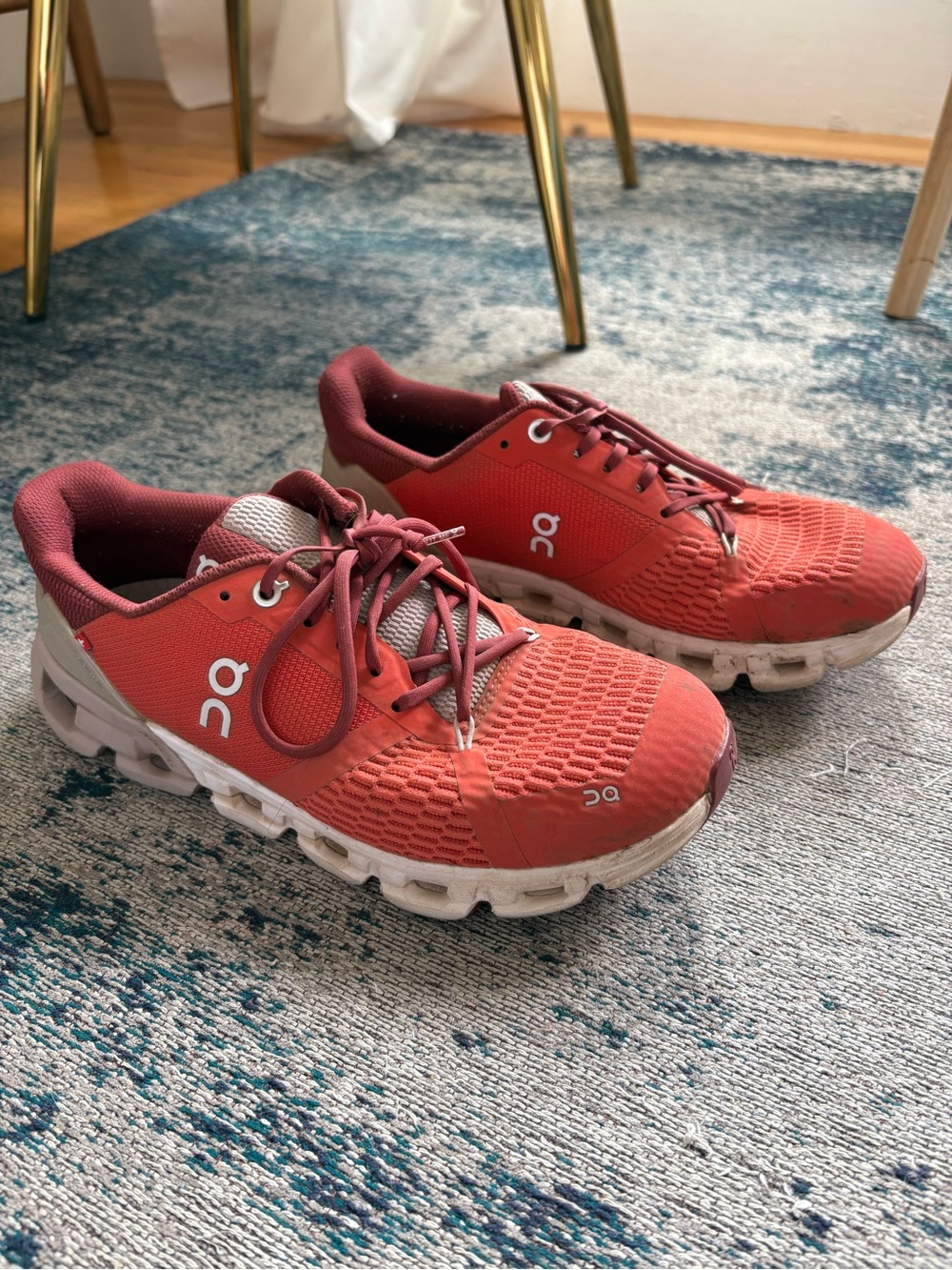 On Women's Cloudswift Athletic Running Shoes in Coral